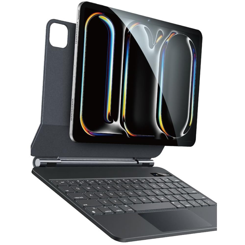 Coverzone iPad Pro 11 (2024) ile Uyumlu TouchPad Case Magic